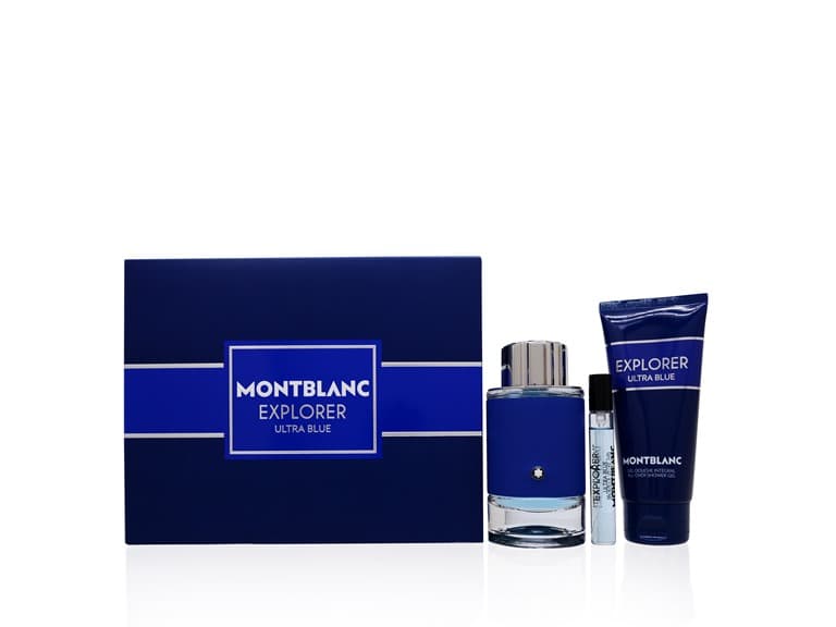 Mont Blanc Explorer Ultra Blue Set M w/ Shower Gel - Image 1