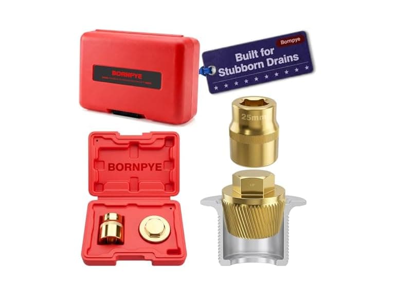 Bornpye 1.5" Tub Drain Removal Tool - Image 1