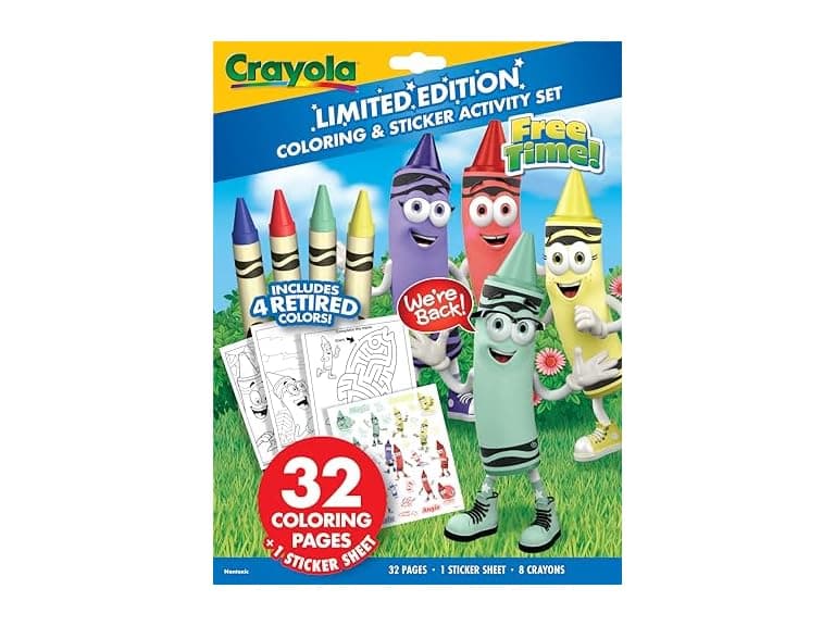 Crayola Retired Colors Coloring & Activity Set - Image 1