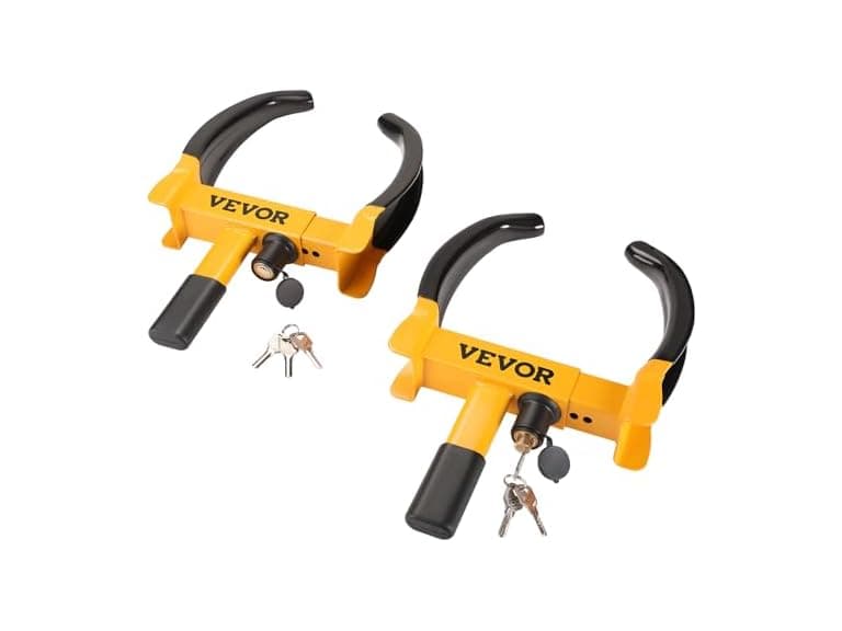 VEVOR 2 Packs Universal Wheel Clamp Lock - Image 1