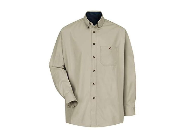 Red Kap Men 3X-Large Tall Cotton Shirt Stone - Image 1