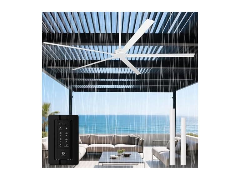 Parrot Uncle 84" Waterproof Ceiling Fan - Image 1