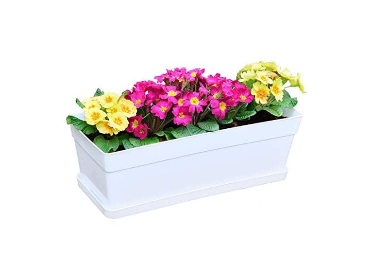 3 Pack 15" Plastic Window Planters - Image 1