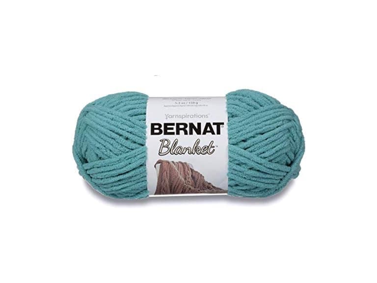 Bernat Blanket Super Bulky Yarn, Super Bulky, Light Teal - Image 1