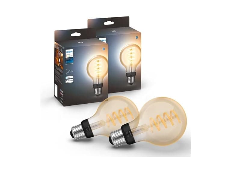 Philips Hue Smart 60W G25 Filament LED Bulb - Image 1