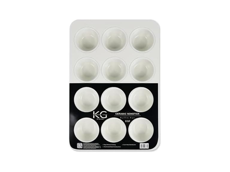 Kitchen Gear by USA Pan Nonstick Ceramic 12-Cup Muffin Pan - Image 1