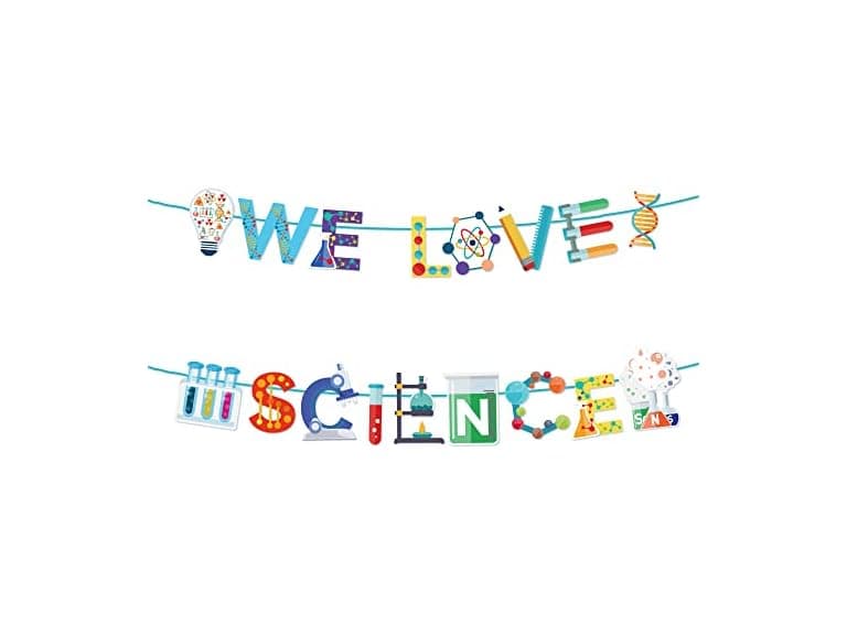 We Love Science Party Decorations 2 Pack - Image 1