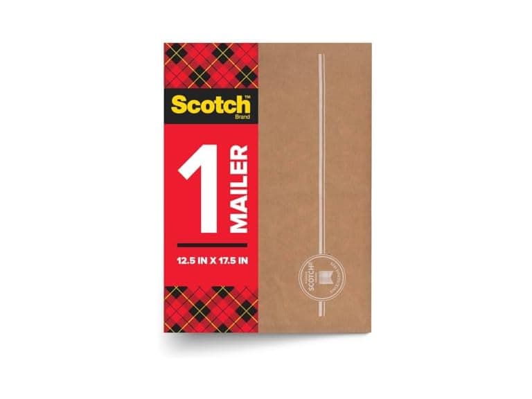 Scotch Curbside Recyclable Padded Mailers, 50 Pack - Image 1