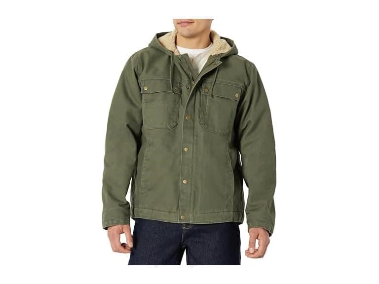 Amazon Basics Mens Insulated RelaxedFit Hooded Workwear Jkt - Image 1