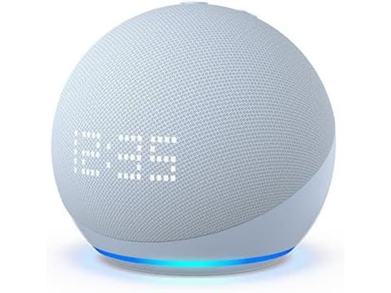 (NEW) Amazon Echo Dot (5th Gen) with clock (2022) - Image 1