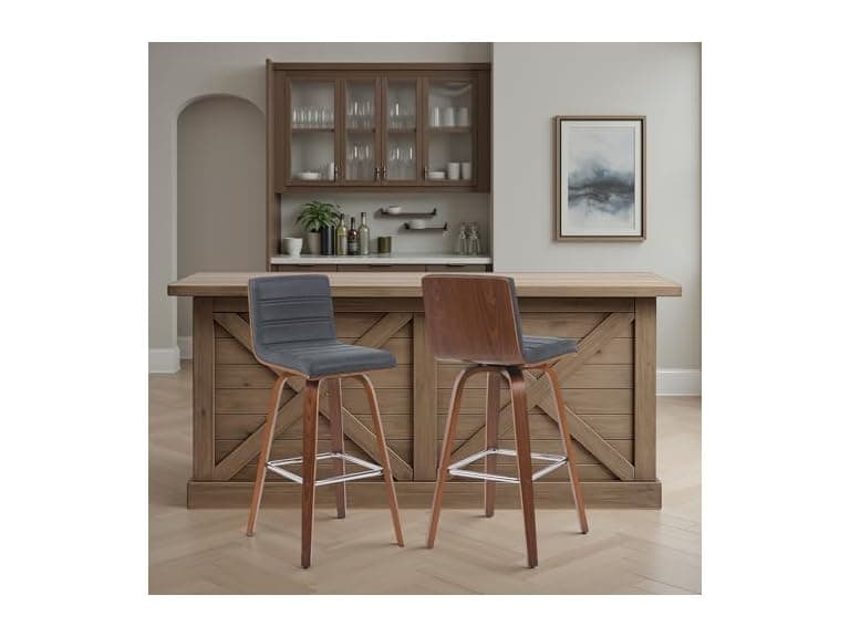 Armen Vienna 30" Stool Black - Image 1