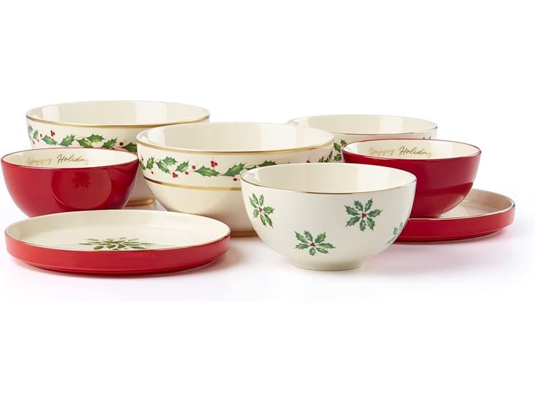 Lenox Holiday Luna Nesting Dinnerware Set - Image 1