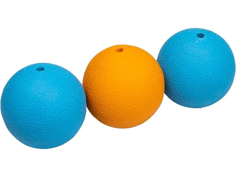 Amazon Basics Squeaker 3pk Toy Dog Balls - Image 1
