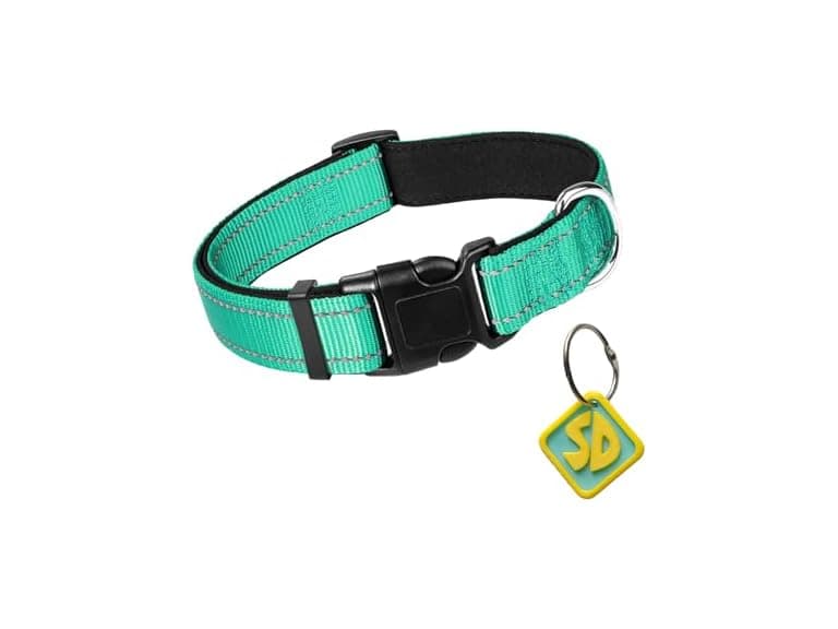 Soft Neoprene Padded Breathable Nylon Collar L - Image 1