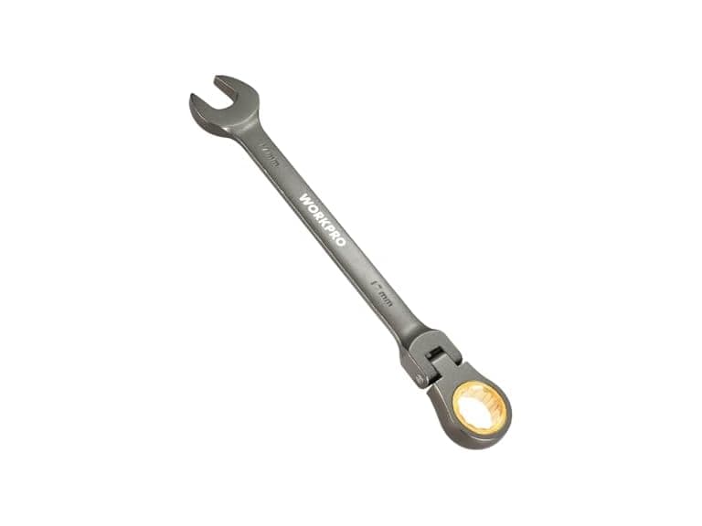 WORKPRO 17 mm Flex-Head Ratcheting Set Green - Image 1