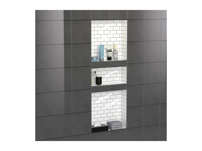 Shower Niche Recessed Triple Shelves - Image 1