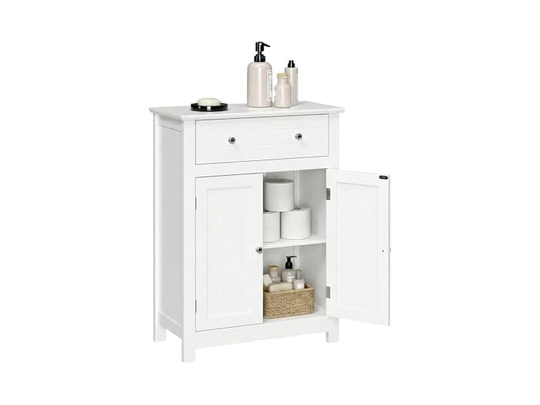 SONGMICS VASAGLE Free Standing Bathroom Cabinet - Image 1