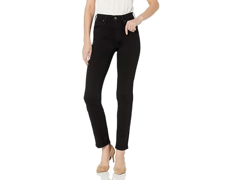 Levis Womens 724 High Rise Straight Jeans - Image 1