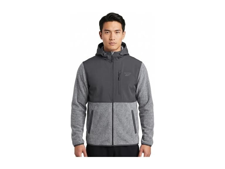 Reebok Men Sweater Fleece Climb Jacket - Image 1