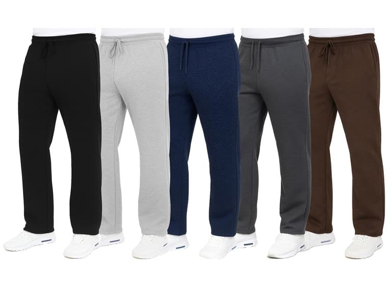 3Pk Mens Heavyweight Fleece Sweatpants - Image 1
