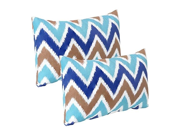 Sunnydaze Decorative Lumbar Pillows 2Pk - Image 1