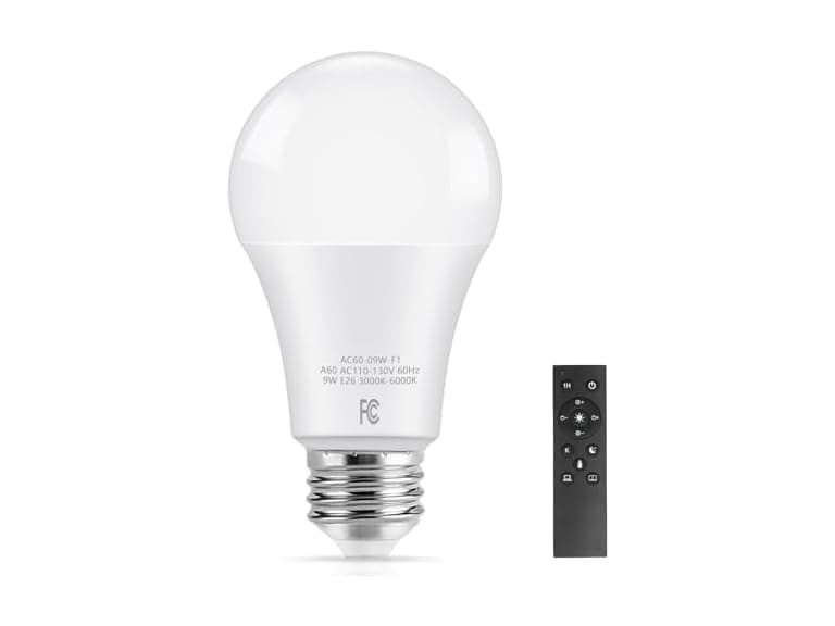 TOBUSA A19 Remote Control Light Bulb - Image 1
