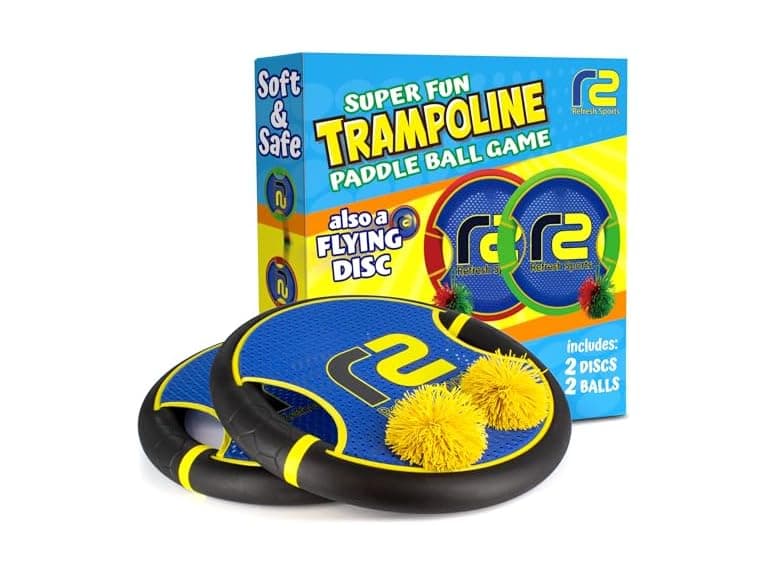 Paddle & Stringy Ball Toss & Catch Game - Image 1