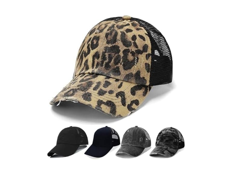 Bocianelli Women (OS) Criss Ponycap B-blackleopard - Image 1