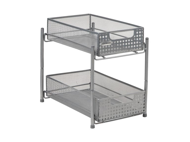 Mind Reader 2-Tier Mesh Storage Basket - Image 1