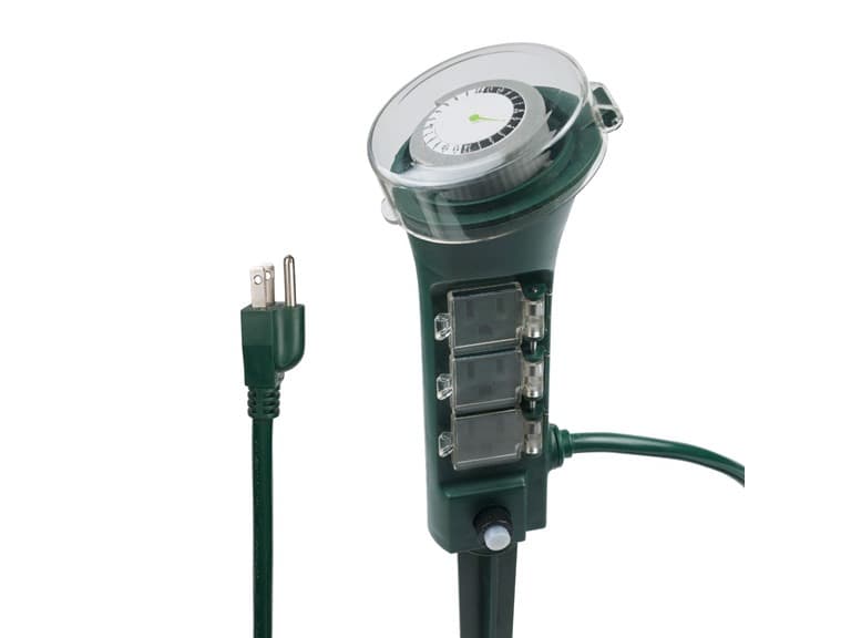 BN-LINK Outdoor Power Strip w/Timer & Yard Stake - Image 1