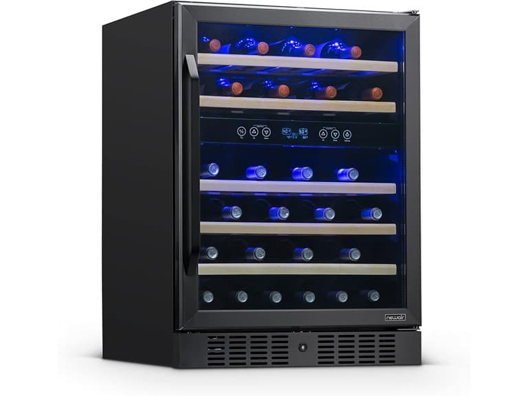 Newair Built-in Dual Zone Wine Fridge - 46 Bottles - Image 1