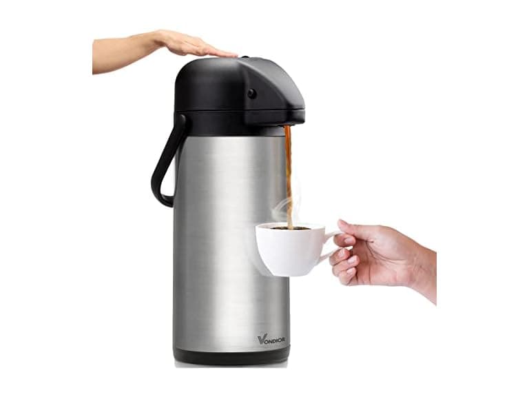 85 oz Airpot Coffee Carafe with Pump - Image 1