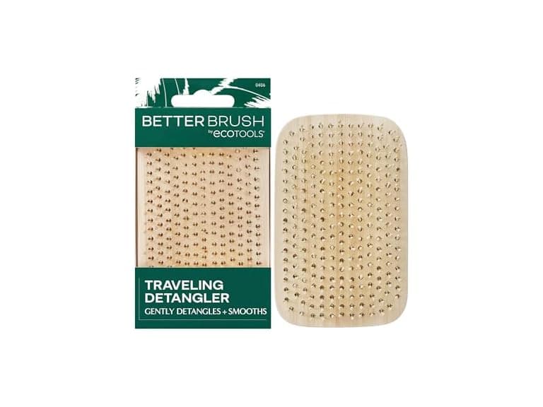 EcoTools Travel Detangler Bamboo Brush - Image 1