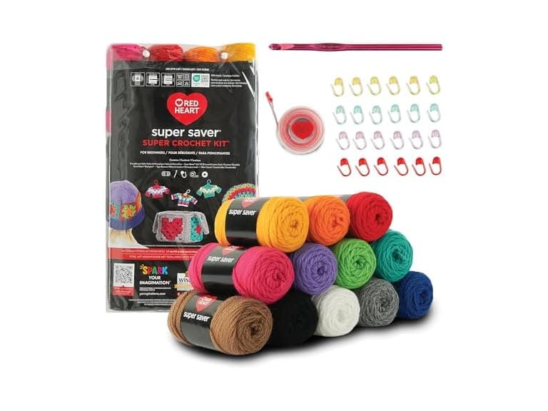 Red Heart Crochet Kit - Image 1