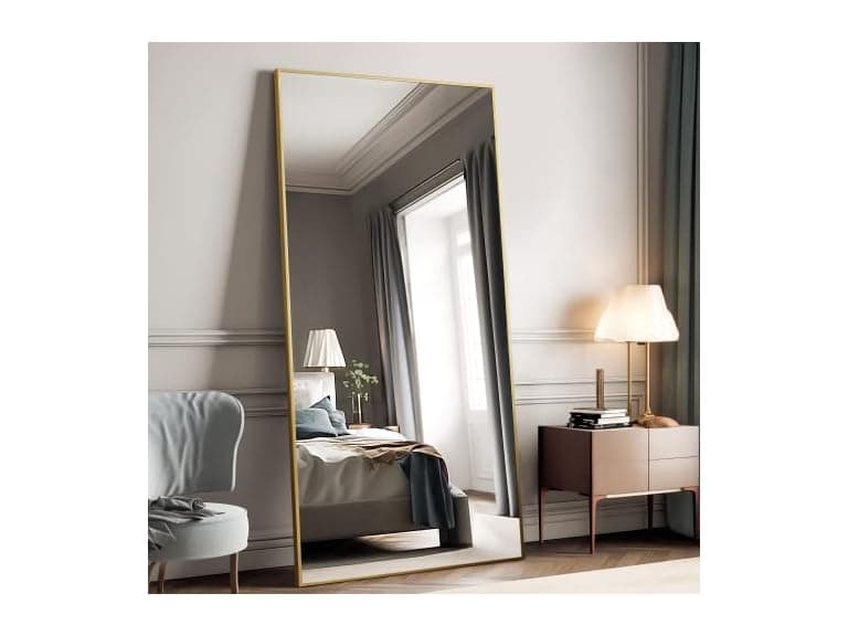 NeuType Large Gold Mirror 71"x32" - Image 1
