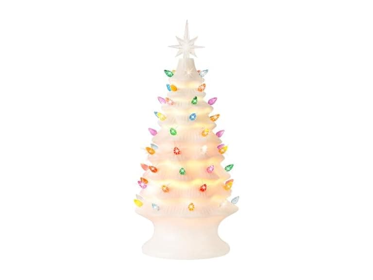 Lakumu 16.5" Table Top Christmas Tree, Hand Painted - Image 1