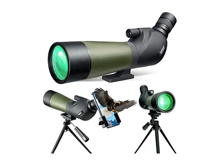 Gosky 20-60x85 Spotting Scope with Full Size Tripod - Image 1