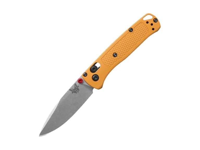 Benchmade Mini Bugout Knife - Sage Green Grivory (Open Box) - Image 1