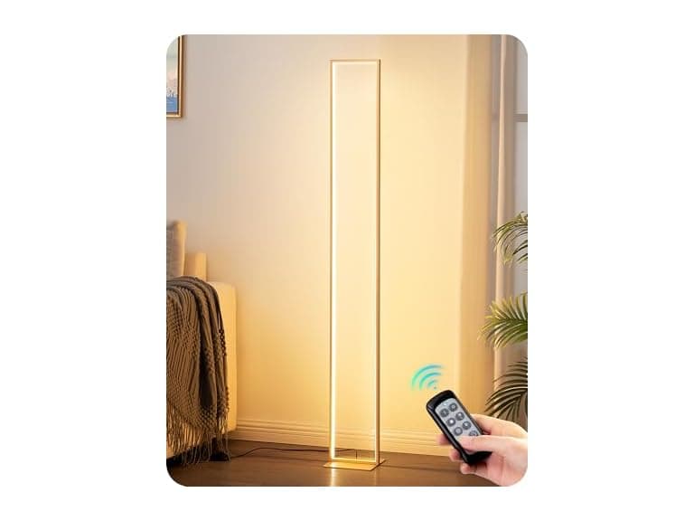 Gold 55" Rectangular Corner Light - Image 1
