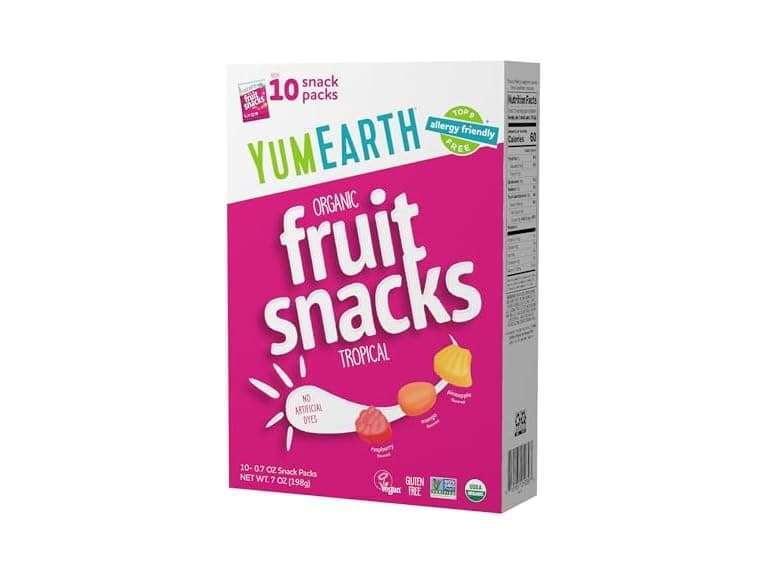 10PK YumEarth Organic Tropical Fruit Snacks - Image 1