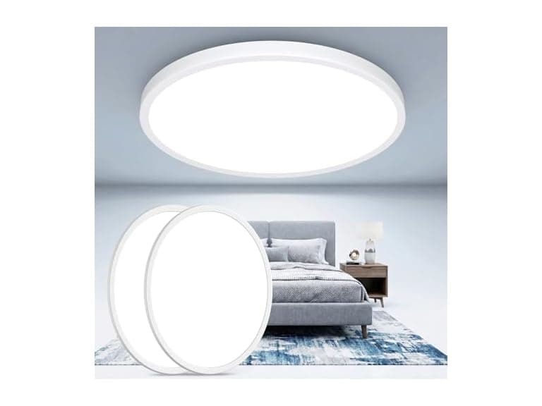 GoBright 2-Pack 16.5 Inch Dimmable LED Flush Mount Ceiling Lights - Image 1