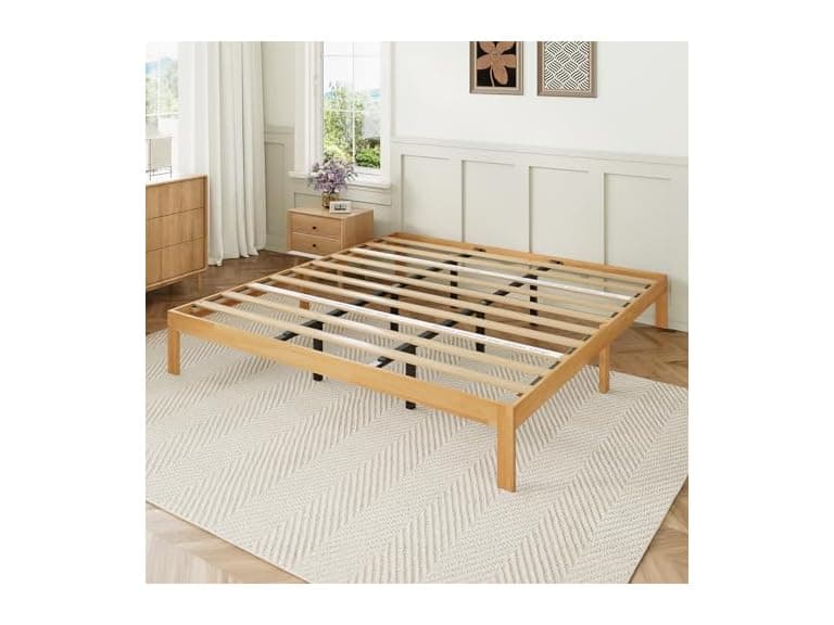 Novilla Novilla 12 Inch King Bed Frame, Classic - Image 1