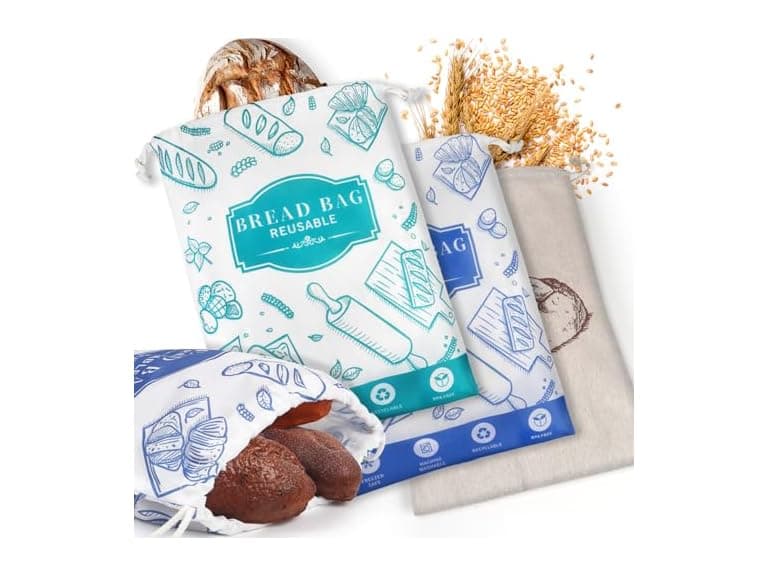 3-Pack Homemade Bread Bags - Image 1