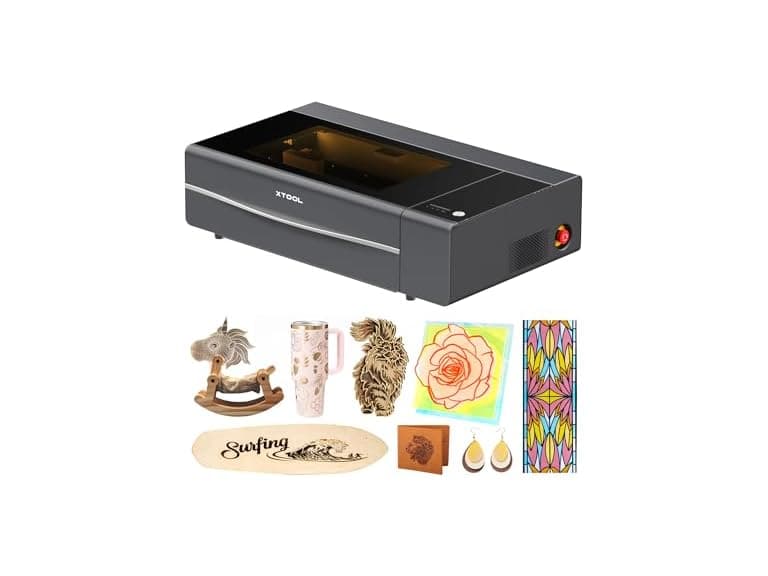 xTool RP1030630 P2S 55W CO2 Laser Cutter Grey - Image 1