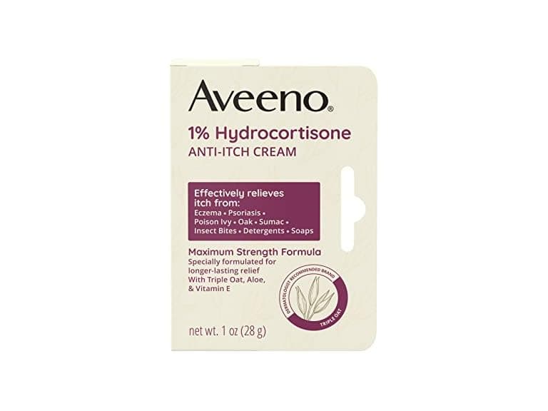 Aveeno Maximum Strength 1% Hydrocortisone Anti-Itch Cream - Image 1