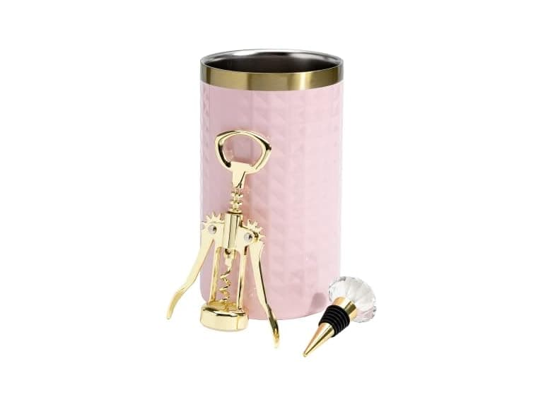 Paris Hilton Wine Chiller 3-Pc Pink - Image 1