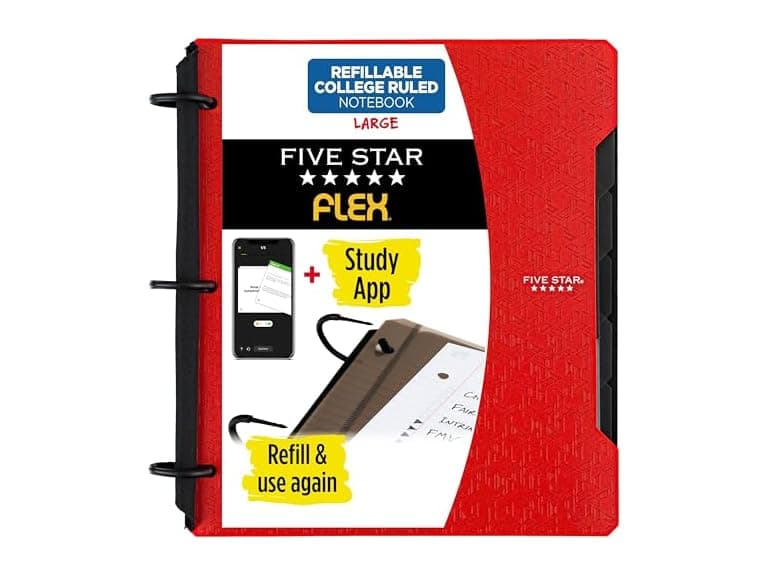 Five Star Flex Refillable Notebook + Study App - Image 1