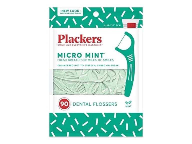 PLACKERS Micro Mint Freshens Breath, Dental Flos - Image 1