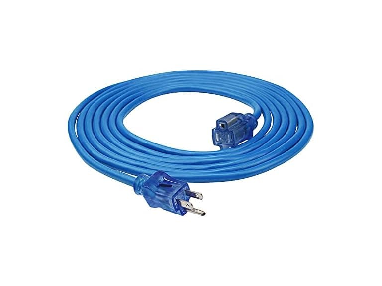 Clear Power 15ft 16/3 Extreme Cold Cord Light End - Image 1