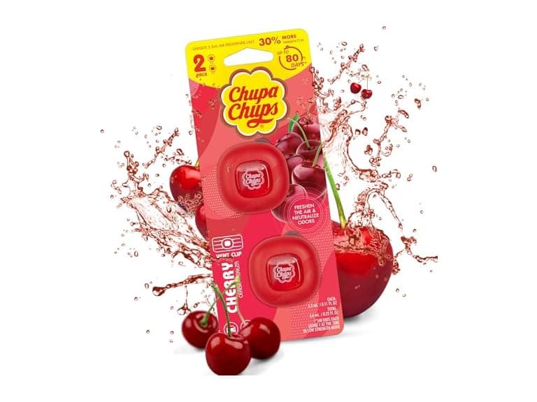 Chupa Chups Cherry Car Air Freshener - Image 1
